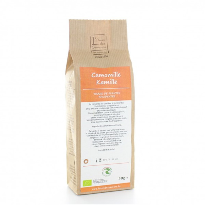 CAMOMILLE MATRICAIRE BIO 50G CAMOMILLE MATRICAIRE BIO 50G