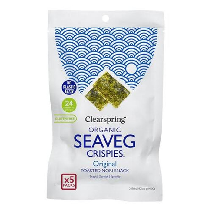 SEAVEG CRISPIES MULTIPACK - 5x4 gr SEAVEG CRISPIES MULTIPACK - 5x4 gr