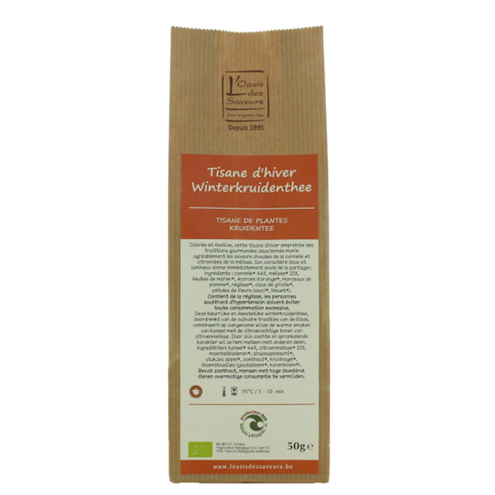 TISANE D'HIVER BIO 50G TISANE D'HIVER BIO 50G